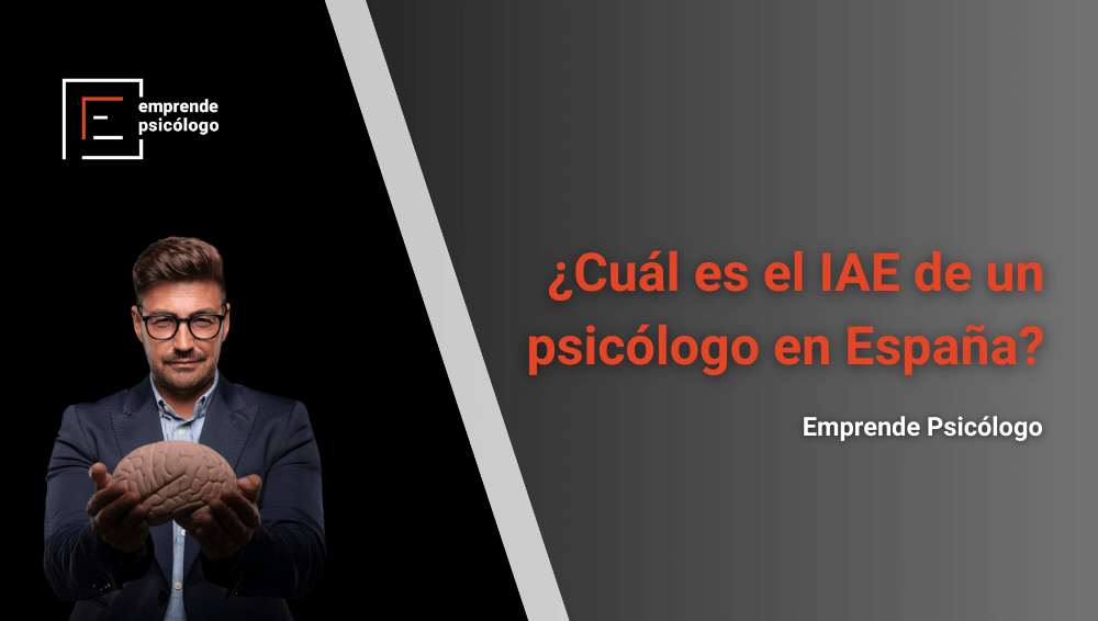 ¿Cuál es el IAE de un psicólogo en España?